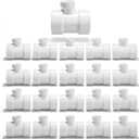 SUPPLYGIANT™ (50 Pack) 3" x 3"x 1-1/2" PVC DWV Drain Waste Vent Sanitary Tee Reducing Hub – White PVC Drain, Waste & Vent Fitting