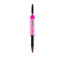 NYX PROFESSIONAL MAKEUP Fluff & Snatch Brow Powder Pen, Cream To Powder Eyebrow Pen For Soft, Defined Brows, Smudge and Transfer-Resistant Formula - Rich Auburn