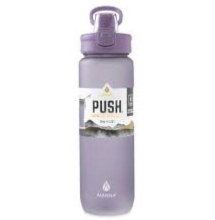 Manna™ Push™ Plastic Bottle Purple, 39 oz
