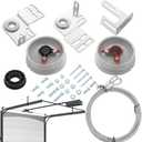 MorningRo Garage Door Torsion Spring Kit for 7 Feet High Garage Doors Includes Cable Rollers, Cables, Brackets and Hardware Compatibility for Most Residential Use Universal