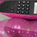 Advanced Home Telephone, Wired Novelty Cute Sexy Lip Phone, Wire Phone Home Decoration for Home Hotel Office Decor Gift (Electroplated Rose red)