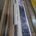 Feonase Queen Size Lift Up Storage Bed Frame, Velvet Upholstered Platform Bed Frame with Wingback Headboard, Hydraulic Storage, No Box Spring Needed, White