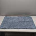 OLANLY Bathroom Rugs 30x20, Extra Soft Absorbent Chenille Bath Rugs, Rubber Backing Quick Dry, Machine Washable Bath Mats for Bathroom Floor, Tub and Shower, Home Decor Accessories, Dark Grey