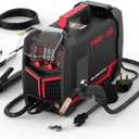 YESWELDER Gas Gasless 160A Multiprocess MIG Welder, Flux Core/MIG/Lift TIG/Stick ARC Welder 4 in 1 Welding Machine, Synergic Control 110V/220V Dual Voltage