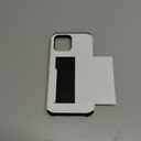 Nvollnoe for iPhone 13 Pro Max Case with Card Holder Heavy Duty Protective Dual Layer Shockproof Hidden Card Slot Slim Wallet Case for iPhone 13 Pro Max for Women&Men(White)