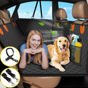 Car Seat Cover for Back Seat-Large Space,100% Waterproof Back Seat Extender for Dog with Hard Bottom,Scratchproof Nonslip,Dog Hammock with Mesh Window and Storage for SUV/Cars/Truck