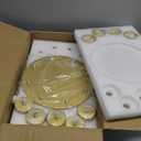 2pcs 9 Arm Candelabra, Floor Candle Holders Tall Set for Wedding Aisle Decoration, Gold Candelabras for Fireplace, Candle Stand Fit for Flameless or Wax (46.3inch 2pcs)