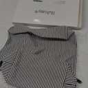 2 Pieces Makeup Bag Set Cute Cosmetic Pouch for Women Seersucker Travel Toiletry Bag Preppy Small Makeup Purse Pouch Aesthetic Skincare Brushes Storage Organizer for Christmas Women(Black)