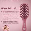 FHI Heat UNbrush Smooth Collection Heat Resistant Detangling Smoothing Brush for Pain-Free Brushing on All Hair Types