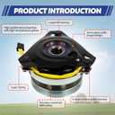 Electric PTO Clutch Compatible with GT200 GTH200 GTH220 GTH225 PP22H50K PP22H50KA Fits for AYP Craftsman Cub Cadet MTD Husqvarna 140923 170056 174509 532140923 532150283 532170056 532174509 5215-73