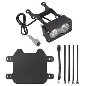 Motoparty Headlight Kit for Talaria XXX Sur-Ron Segway X260, Upgrade Version with Adapter Harness and Front Number Plate, Motorcycle Lights Bars（3 Inch）