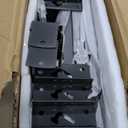 Garage Shelving 1800LBS Heavy Duty Shelving Units and Storage Shelves Adjustable 3 Tier Metal Shelving for Kitchen, Utility Room and Basement, 24" D x 47.24" W x 51.2" H, Black