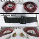 Scary Halloween Mask for Adults, Realistic and Durable Latex Creepy Horror Mask for Cosplay and Halloween Party