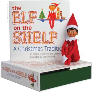 The Elf on the Shelf A Christmas Tradition (Brown-Eyed boy Scout elf) (EOTBOYD)