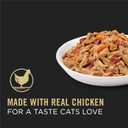 Purina Pro Plan High Protein Cat Food Gravy, White Meat Chicken and Vegetable Entree - (Pack of 24) 3 oz. Pull-Top Cans