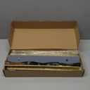 YMVV Wall-Mounted Nail Polish Organizer Rack - 15-Inch Gold Mirror Finish Nail Polish Shelf, Makeup & Beauty Essentials Storage - Multi-Purpose Display Holder for Small Space, Vanity Bathroom, 6 Pack