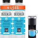 Descaler (2 Pack, 2 Uses Per Bottle) - Made in the USA - Universal Descaling Solution for Keurig, Nespresso, Delonghi and All Single Use Coffee and Espresso Machines