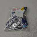 Blue and Sliver Birthday Decorations, Birthday Party Decorations for Men Boys Women Girls with Navy Blue Sliver Happy Birthday Banner Tablecloth Backdrop Porch Sign Door Decorations Balloons