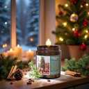 Christmas Candles 4 Pack Set,Christmas Candle Scented Gift Set,Christma Scented Candles Gift for Women, Aromatherapy Soy Candle for Home Scented, Winter Holiday Xmas Candles