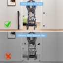 PRObebi Retractable Baby & Dog Gate - Extends to 72" Wide, 34" Tall, for Stairs, Doorways, Hallways, Outdoor, Deck, Porch