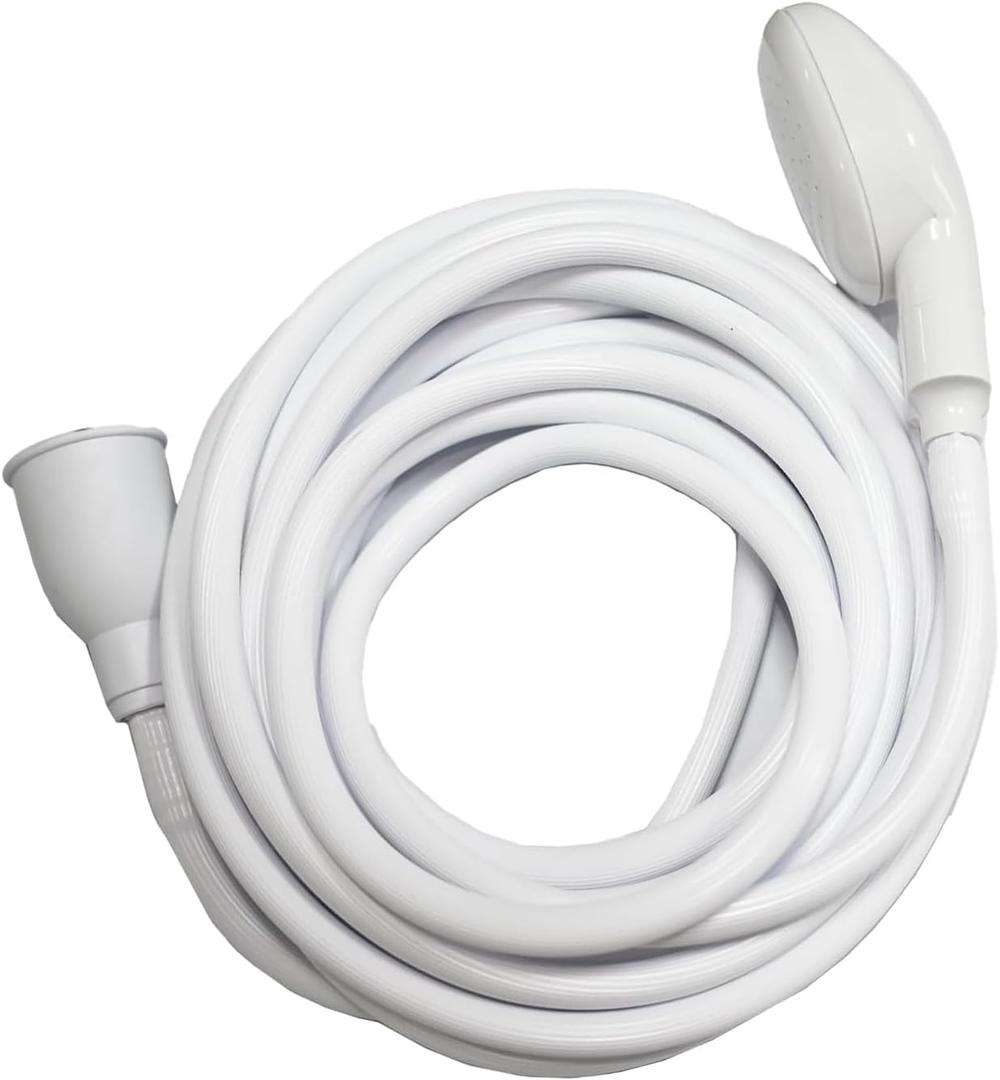 5m/16.4ft Sink Spray Rubber Hose Portable Faucet Sprayer Garden, Shampoo Sprayer Handheld Shower Head Spray Hose Attachment for Dog, Pets, Bathing Baby, Washing Hair, Rinsing Vegetables