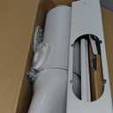 Portable AC Window Kit with Exhaust Hose, Air Conditioners Kits Parts Adjustable Window Seals for Sliding Window, Vertical Sliding AC Vent Kit with 5.9 Round Coupler