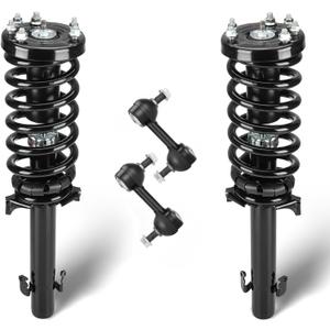 Front Struts Assembly Fit for Honda Accord 2.4L Sedan/Coupe 2008-2012, Shock Absorber & Sway Bars End Links, Replace for 172562 K90456 (4Pcs)