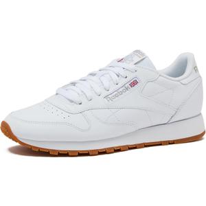 Reebok Classic Leather Sneakers for Men (9.5, Footwear White/Pure Grey3/Reebok Gum3)