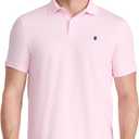 IZOD Men's Advantage Performance Short Sleeve Fashion Polo Shirt (Medium, Fairy Tale)