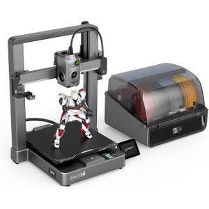 Creality Hi Combo 3D Printer Multi Color 3D Printer with CFS 95% Pre-Assemble 500mm/s High Speed Auto-Leveling Automatic Filament Reading All-Metal Frame 10.2410.2411.81inch