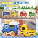 MORECOLL Train Set for Toddlers w/Steam, Music & Lights - First Choo Choo Train for Toddlers, Electric Train Set for Kids, Magnetic Train Toys, Christmas Birthday Gifts for Boys Girls