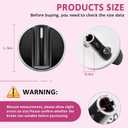 650847 Knob Cooktop Stove Replacements Compatible for Bosch Stove Knobs Replacements/Electric Stove Knobs,Gas Range,Oven Stove Top Range Surface Burner Knobs,5 Packs