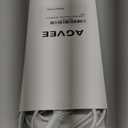 AGVEE 12ft TV Power Cord, 90 Degree Angled LShaped UL Listed 2Prong AC Power Cable IEC C7 C8 Compatible with Samsung LG Sony Insignia Apple TV LCD LED, Vizio Roku JBL Partybox, White