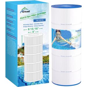 TOREAD Pool Filter Replaces Hayward X-Stream CC1500, CCX1500-RE, Pleatco PXST150, Ultral-B3, Unicel C-8316, Filbur FC-1286, Waterway Pro Clean 150,150 Sq.Ft Filter Cartridge, 1 Pack