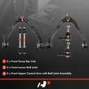 A-Premium 6Pcs Front Suspension Kit, Upper Control Arm, Sway Bar Link