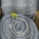 MAXYOYO Grey Triangle Futon Mattress, Padded Japanese Floor Mattress Quilted Bed Mattress Topper, Extra Thick Folding Sleeping Pad Breathable Floor Lounger Guest Bed for Camping Couch, Twin Size