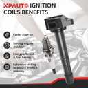 Ignition Coil Pack and Spark Plugs Kit fit for L4 2.4 2.4L 2013 2014 2015 2016 2017 Honda Accord Sport EX LX, 2015-2019 Honda CR-V, CRV 2016 2017 2018 2019 2020 Acura ILX TLX, UF712 C1832, Set of 4