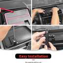 RT-TCZ Cell Phone Holder Dash Mount Holder with Storage Box Bracket Center Console Interior Accessories for Jeep Wrangler JK JKU 2007-2010