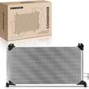 A-Premium Air Conditioning A/C Condenser Compatible with Chevrolet Silverado 1500 2016-2018 & GMC Sierra 1500 2016-2018, 5.3L, Replace# 23366325, 84243592