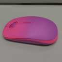 Unipows Wireless Mouse - 2.4G Slim Portable Computer Mouse with Nano Receiver, Less Noise Mobile Optical Mice for Notebook, PC, Laptop, Computer, Mac (Gradient Purple)