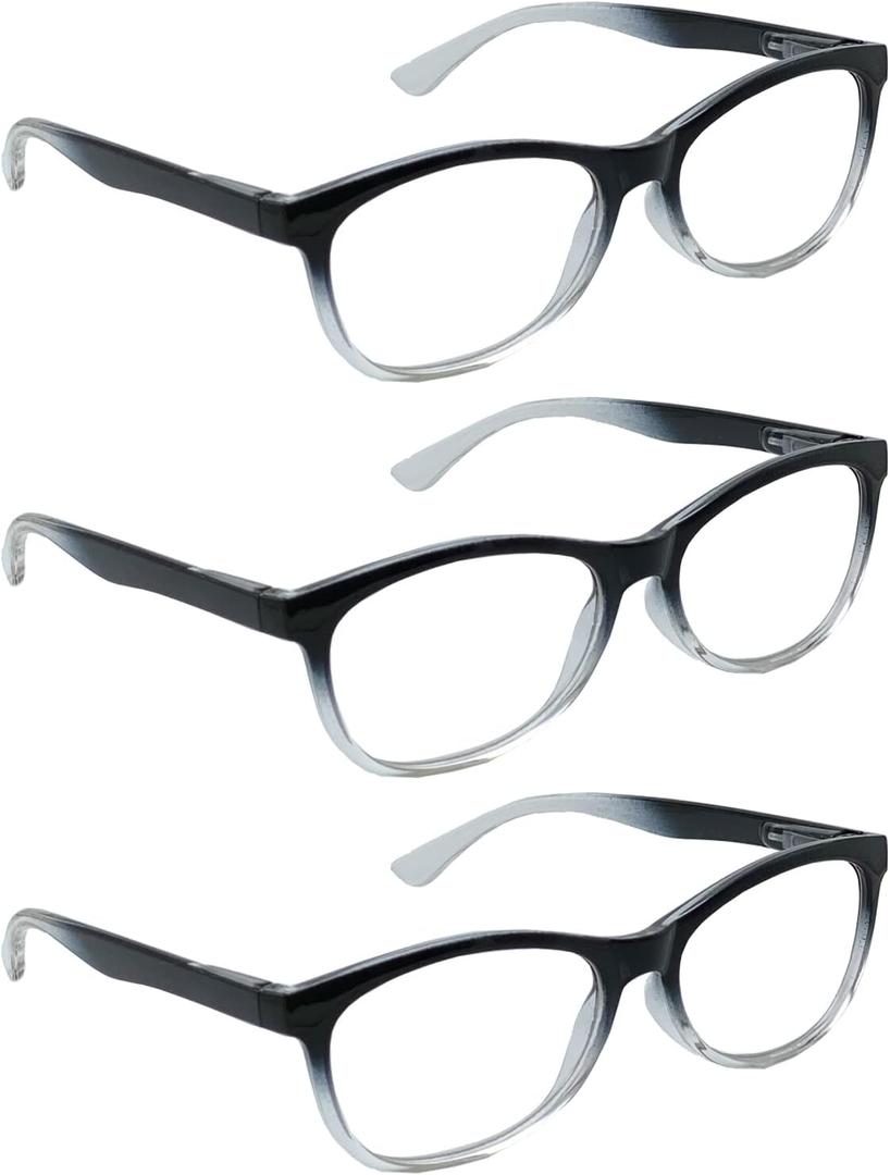 One Power Auto focus Reading Glasses Readers, Dial Vision Auto Adjust Eye Glasses Flex Clear Focus Optic .5-2.5x Strength