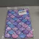 2 Packs Gymnastics Leotards for Girls Mermaid Leopard Dance Leotard Kids Biketard with Shorts (6-7 Years)