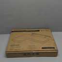 BATODA Acacia Wood Corner Floating Shelf 17 x 12- Corner Shelf Wall Mounted - Floating Book Shelves for Wall - Corner Shelf for Home, Kitchen - with Brackets and Hardware (Walnut Color, 17" x 12")