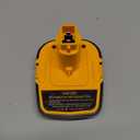1 Pack DM18D Battery Adapter Converter with USB Port for Dewalt 18V Tools, Converts for De-Walt 20V or Mil-wau-kee 18V Li-on to De-Walt 18-V Battery Adapter