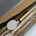 Tension Curtain Rod 41-165" Heavy Duty No Drilling Adjustable Golden, 1.26"