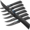 Steak Knives Set of 6, 4.7 Inch Dishwasher Safe Non-Serrated Table Knives, Ultra Sharp for Precise Cutting, Non-Stick Blade & Rust Proof, Easy to Maintain Ideal for Home Restaurant Party