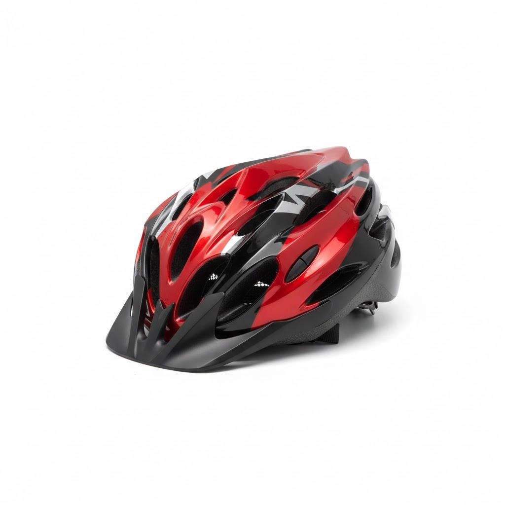 Cycling Helmet for Men and Women Bicycle Helmet Mountain Bike Helmet Sports Equipment Road Bike Helmet Mountain Bike Road Bike Helmet Adult 57-64 cm (Red)