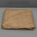 UMINEUX Round Fitted Vinyl Tablecloth with Elastic Edged & Flannel Backing, Waterproof Wipeable Round Table Cover for Indoor Outdoor Patio Use - Fits Tables up to 40" - 44" Diameter(Wood)