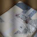 Bright Star Patchwork 3-Piece Quilt Set - Lightweight Coverlet Set, Floral Quilted Bedding Set with 2 Shams, All Seasons, King Size, Blue