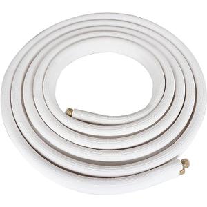 25 FT Air Conditioning Copper Hose Hose Extension, 5/8 and 3/8 Inch Thickened Insulation Cotton Fit for Mini Split Air Conditioner with Nuts